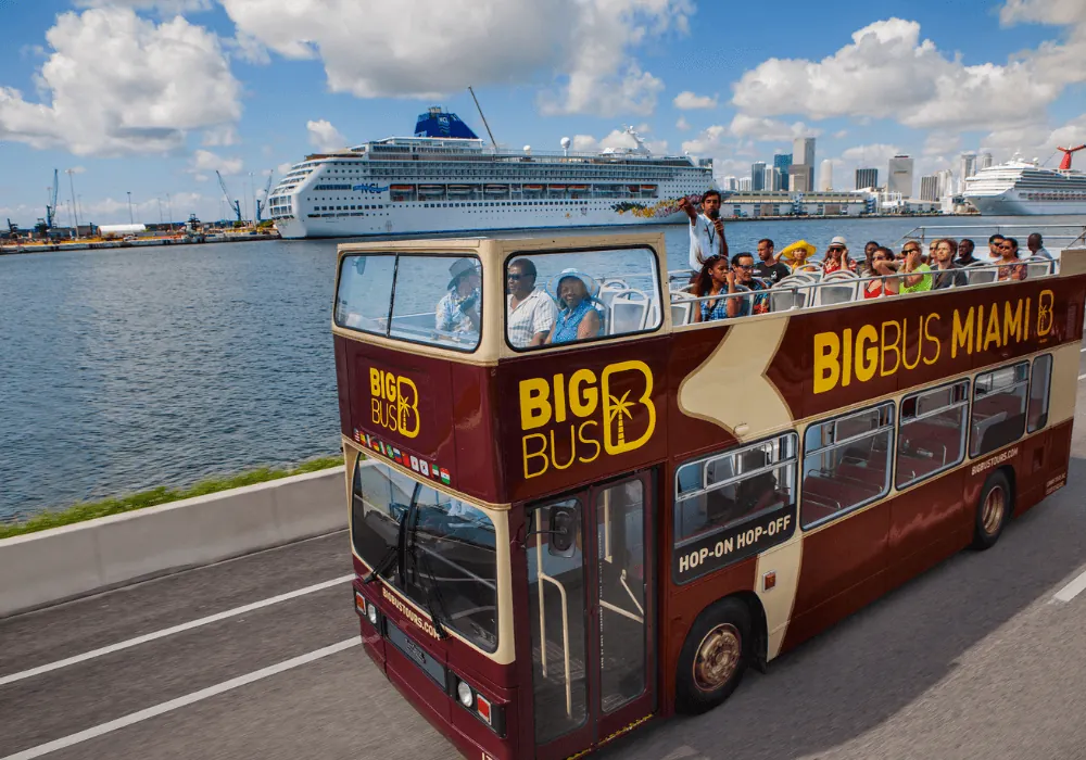 Big Bus Hop On Hop Off Miami Bus Tour 24Hr